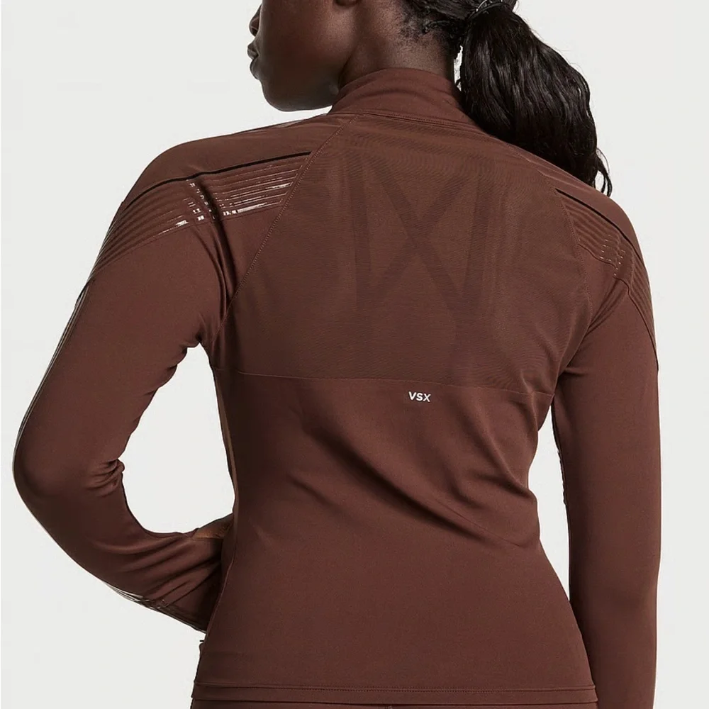 VSX Victoria’s Secret Elevate Refined Contours Jacket Long Sleeves XL Mock-neck - Picture 3 of 11